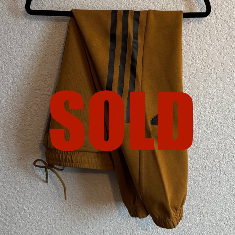SOLD: adidas Future Icon Three Stripes Joggers Men's Medium NWOT